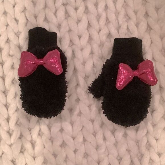 Gap Minnie Mouse fizzy fleece toddler girl mittens - Picture 1 of 3